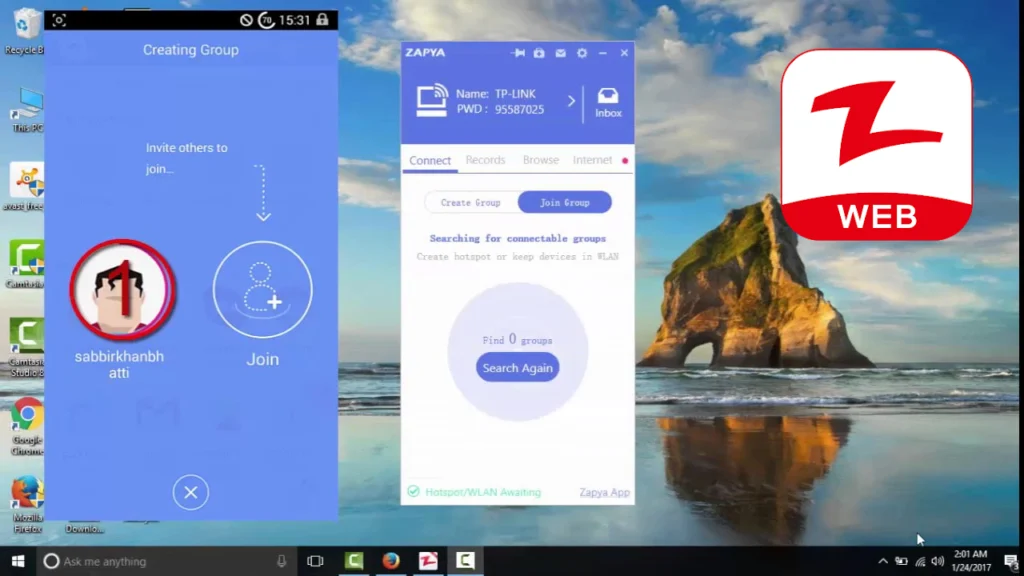 Zapya for PC Windows Download